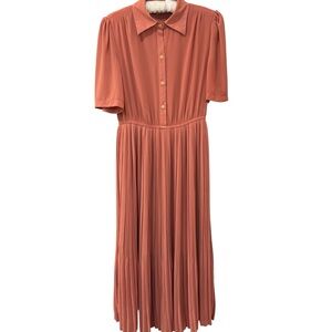 Hanae Mori pleated dress, small/medium